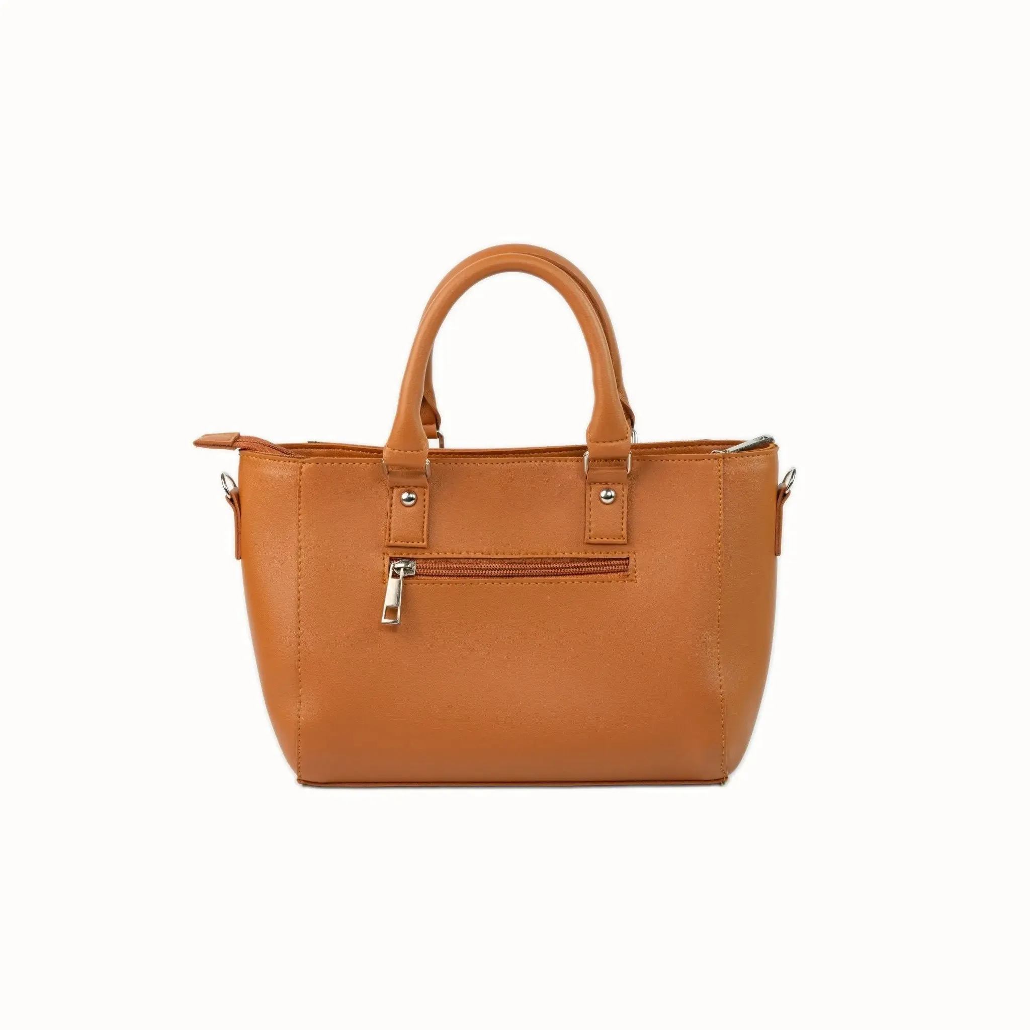MINERVA Top Handle Sling Bag in Tan Brown