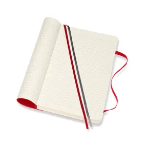 Moleskine Classic Collection Expanded Softcover Large Notebook Scarlet Red