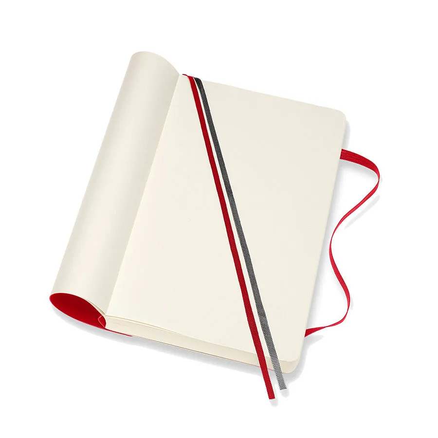 Moleskine Classic Collection Expanded Softcover Large Notebook Scarlet Red