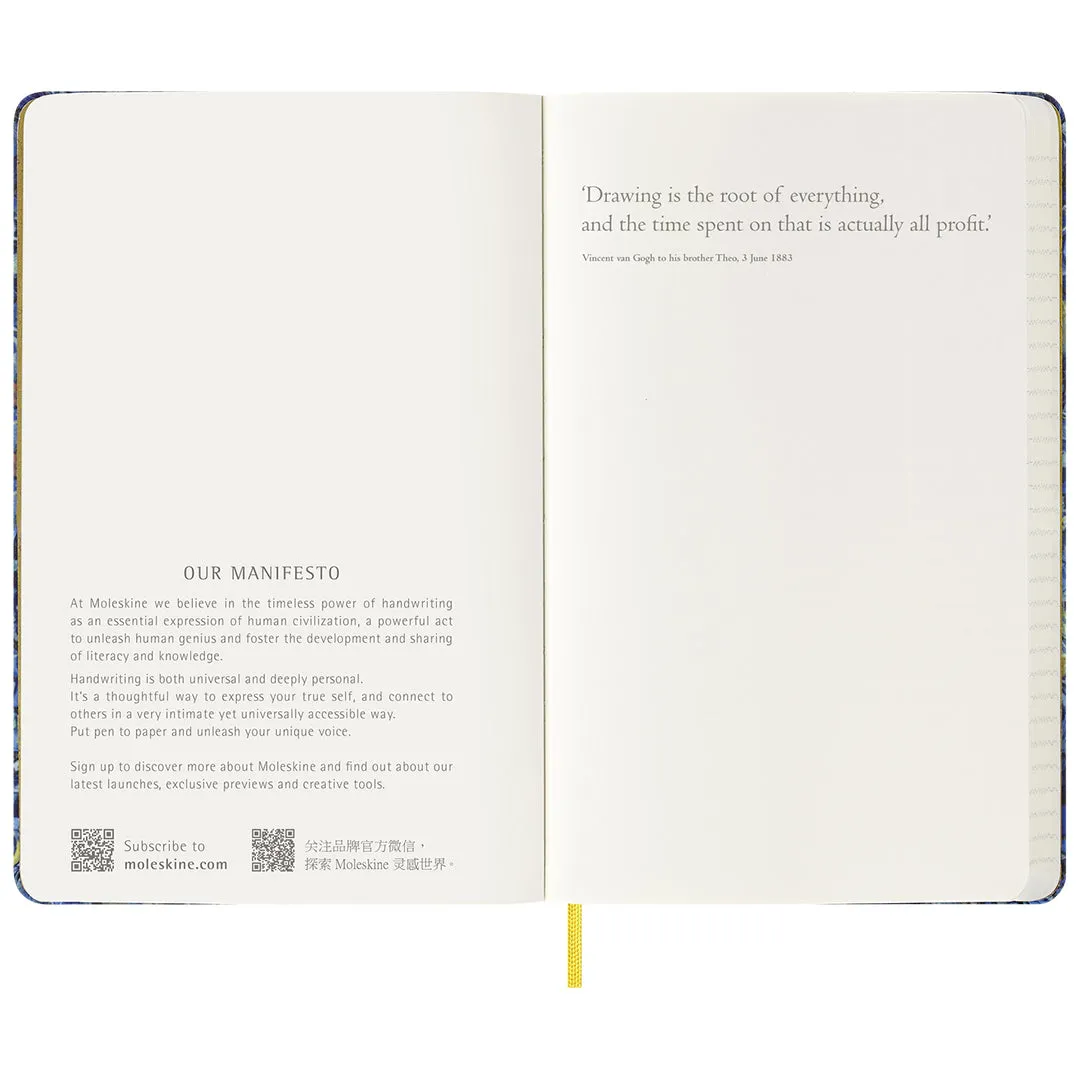 Moleskine Notebook Large 130 x 210 Ruled Van Gogh Museum 'Irises'
