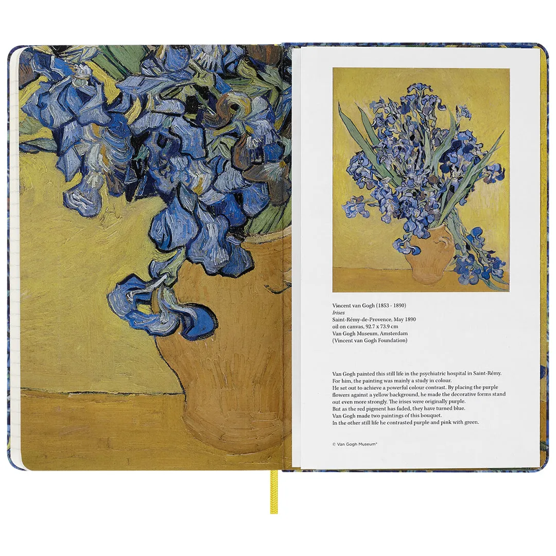 Moleskine Notebook Large 130 x 210 Ruled Van Gogh Museum 'Irises'