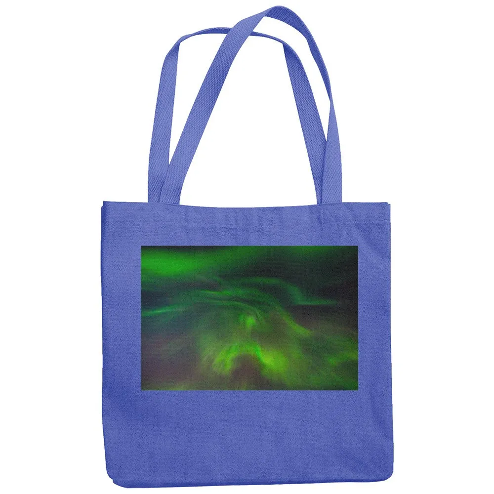 Overhead Aurora Canvas Tote Bag