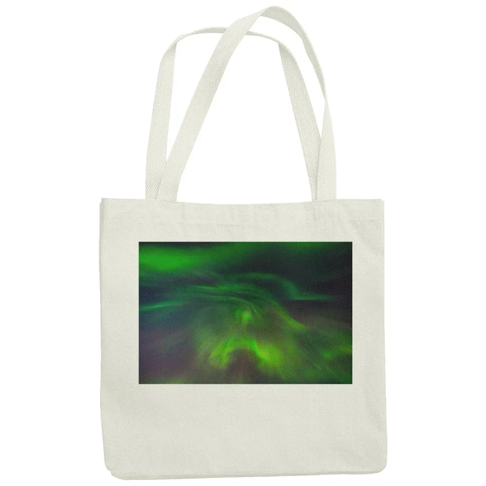 Overhead Aurora Canvas Tote Bag