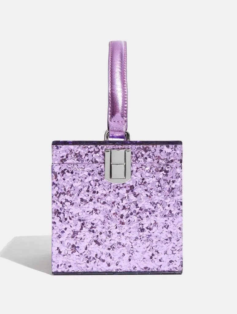 Pia Glitter Clutch Bag