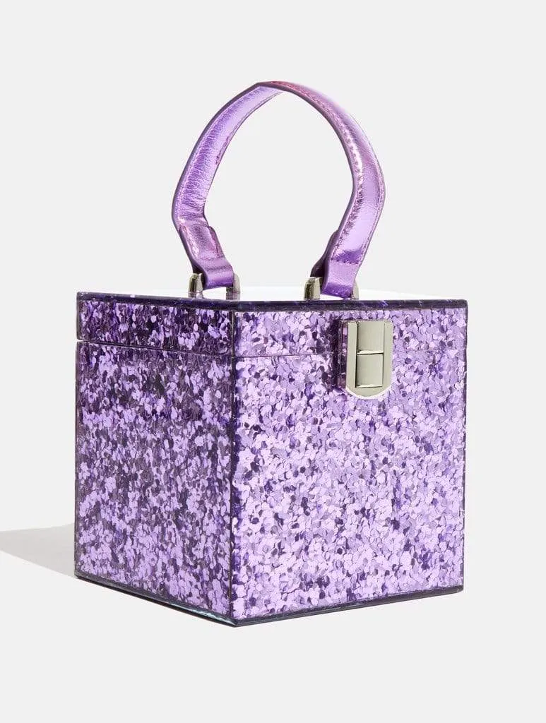Pia Glitter Clutch Bag