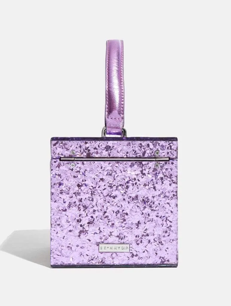 Pia Glitter Clutch Bag