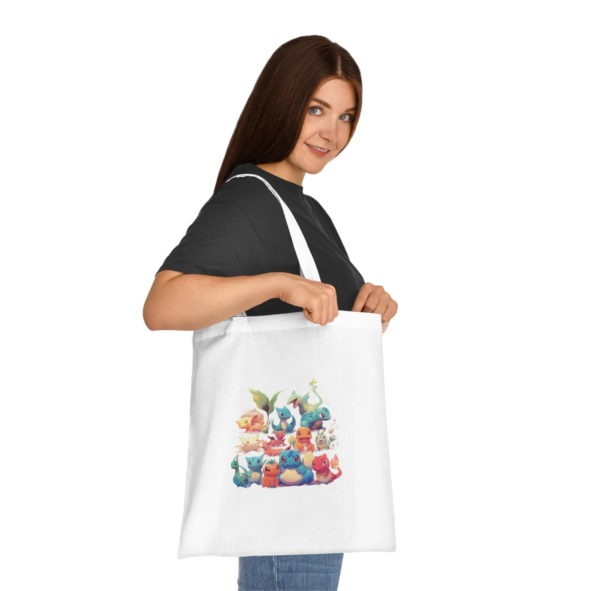 Pokémon Villa - Dragon Type Printed Canvas Tote Bag