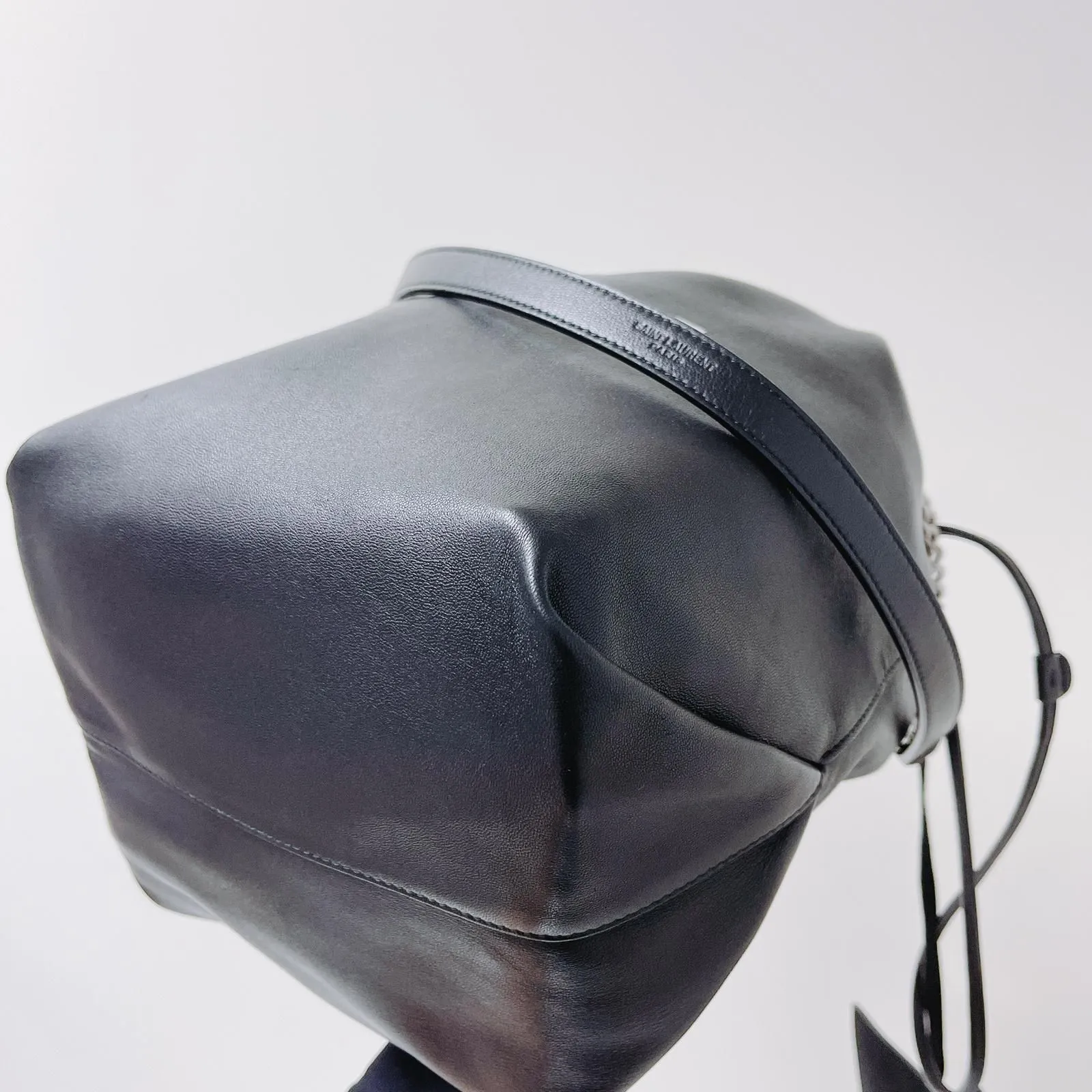 Saint Laurent Ysl Teddy Bucket Bag With Pouch