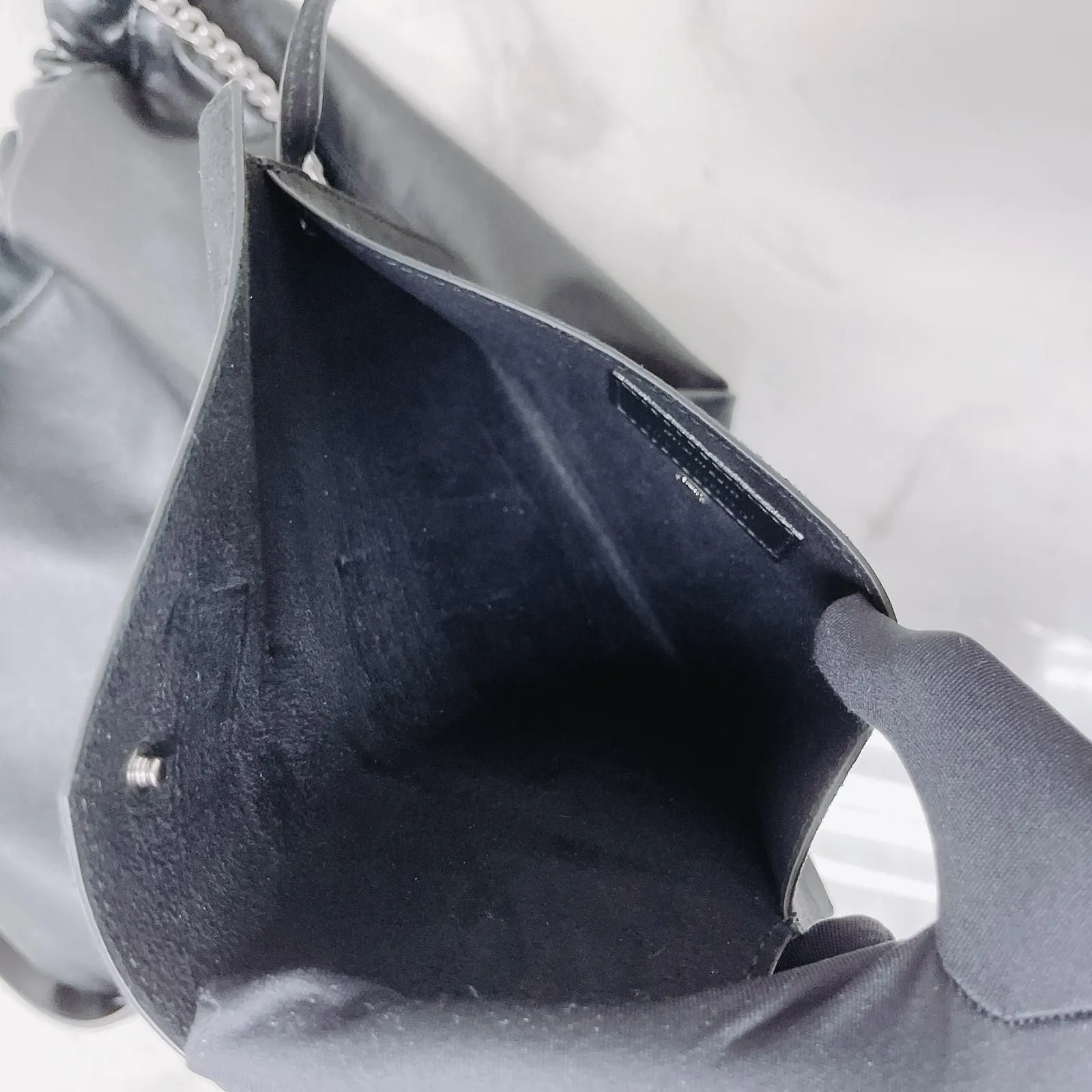 Saint Laurent Ysl Teddy Bucket Bag With Pouch