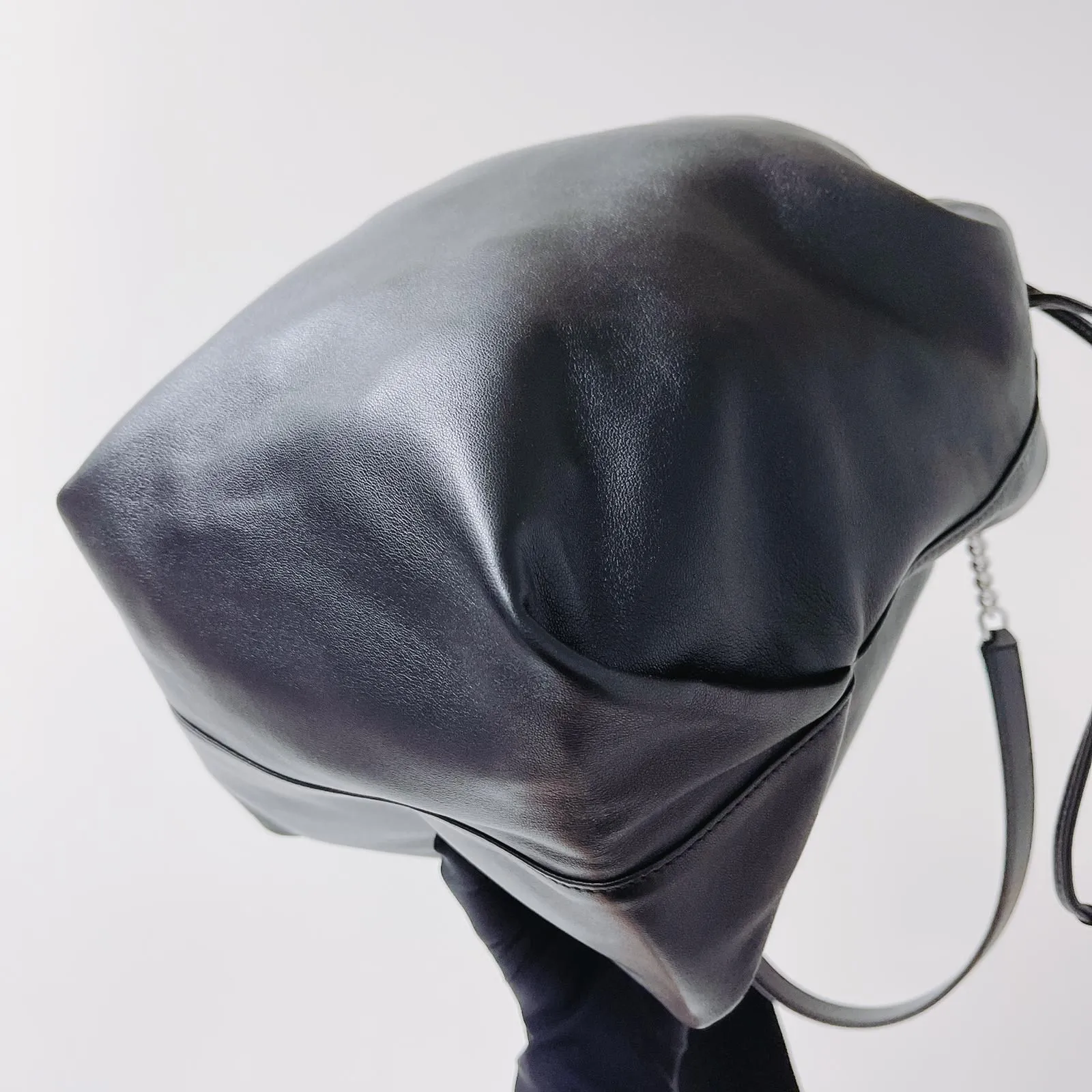 Saint Laurent Ysl Teddy Bucket Bag With Pouch