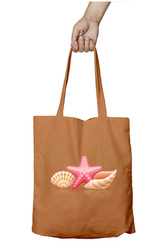 Sea Shell and Starfish Tote Bag
