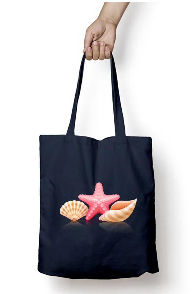 Sea Shell and Starfish Tote Bag