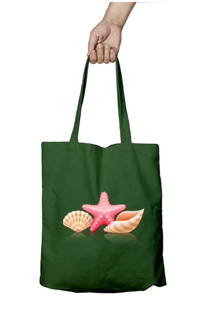 Sea Shell and Starfish Tote Bag