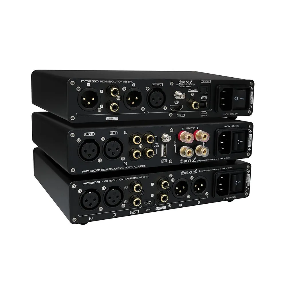 SMSL DO200 DAC   HO200 HPA   AO200 DPA  Cables
