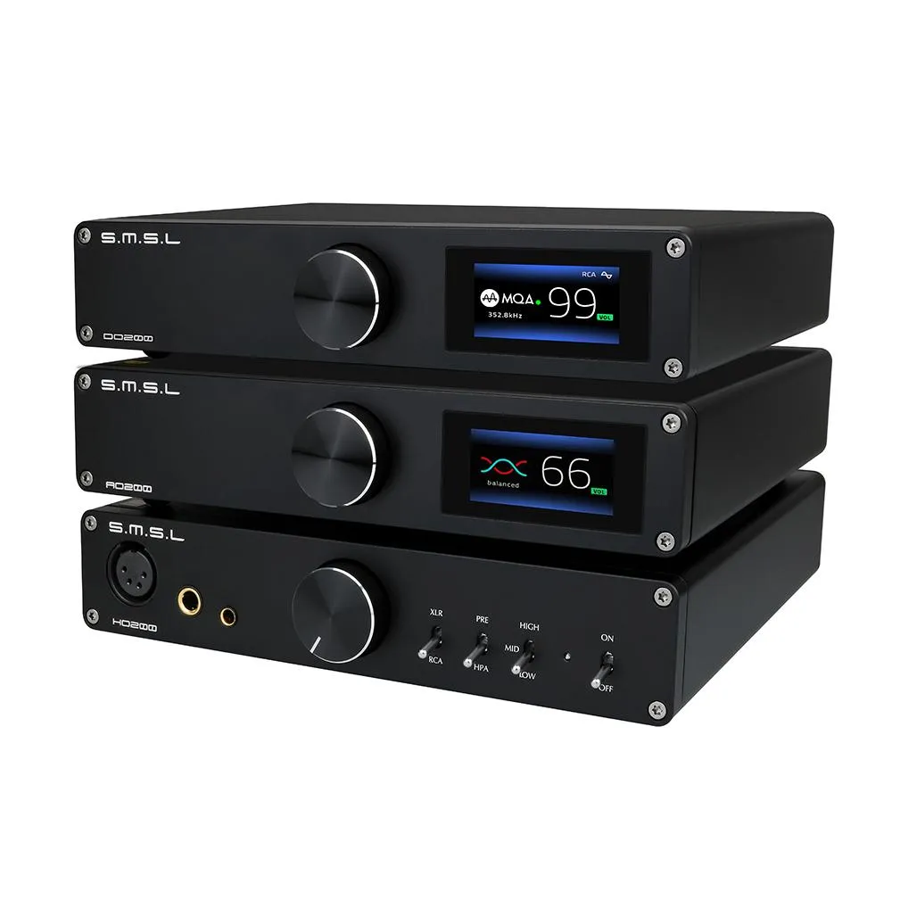 SMSL DO200 DAC   HO200 HPA   AO200 DPA  Cables