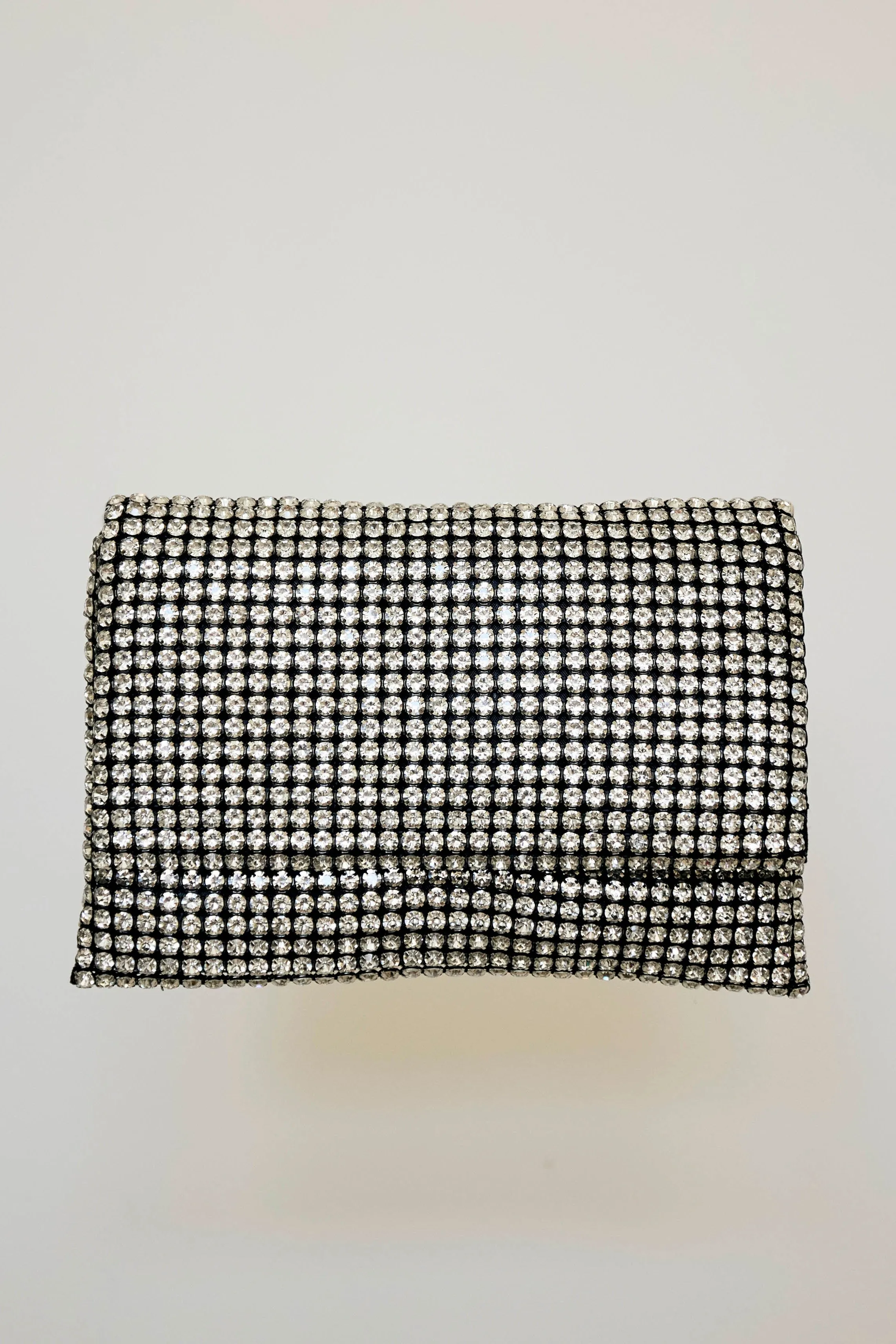 The Metallic Clutch in Silver