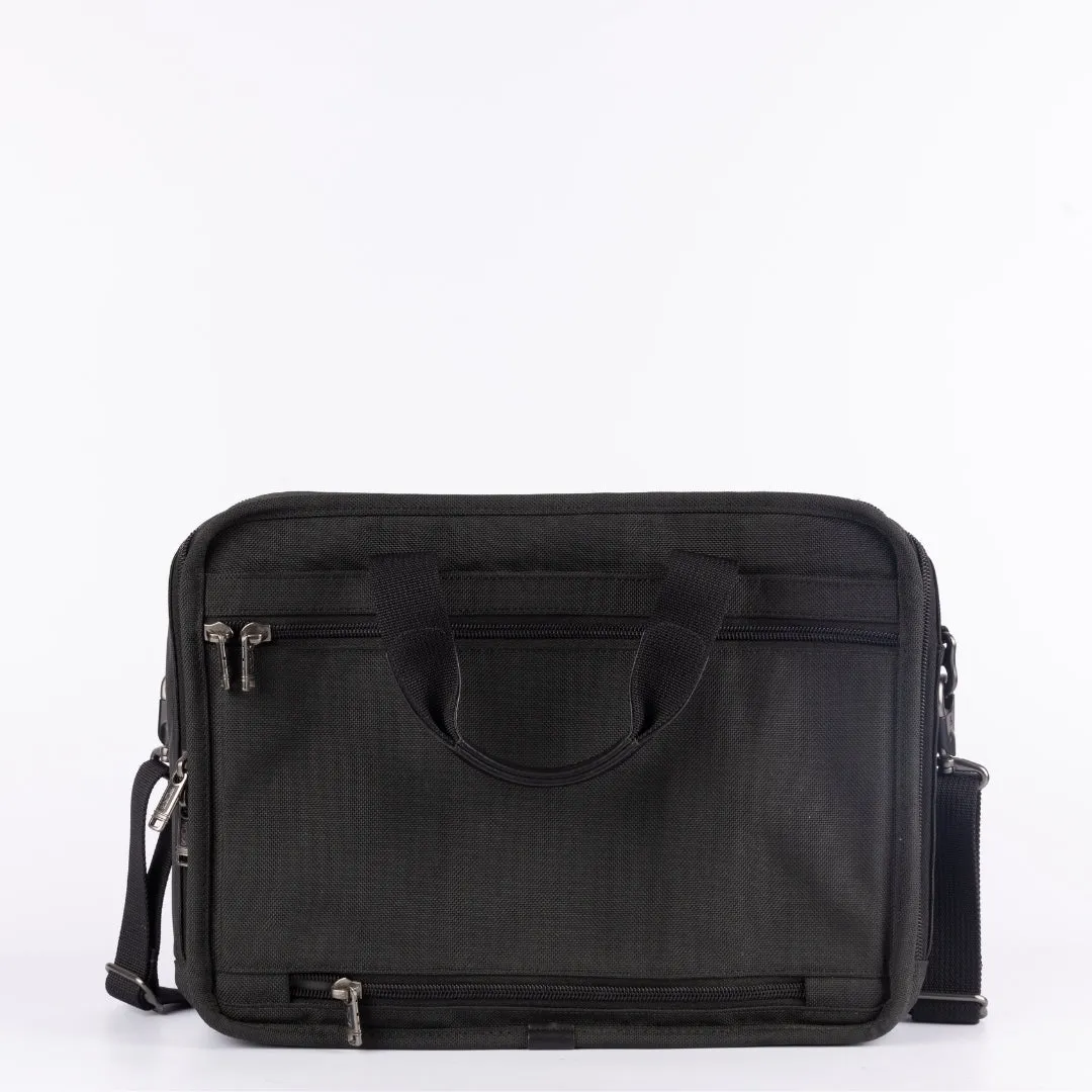 Tumi Black Nylon Laptop Brief Bag