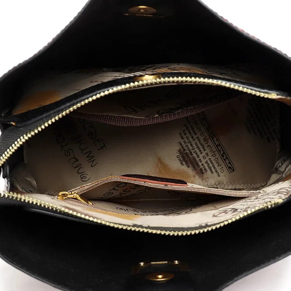 VANDERWAH Women's 2024 Fashion Microfiber Leather Crossbody Bucket Bag.