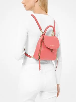 Viv Extra-Small Pebbled Leather Backpack