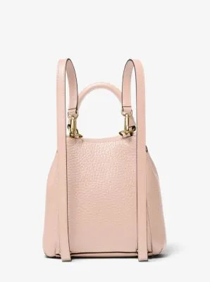 Viv Extra-Small Pebbled Leather Backpack