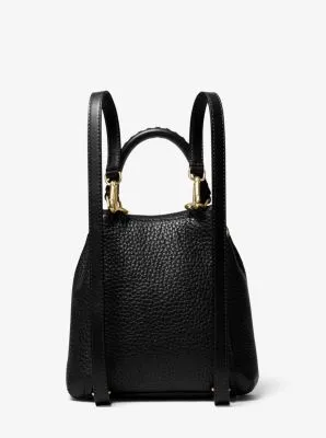 Viv Extra-Small Pebbled Leather Backpack