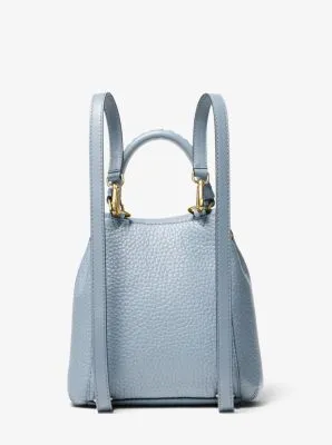 Viv Extra-Small Pebbled Leather Backpack