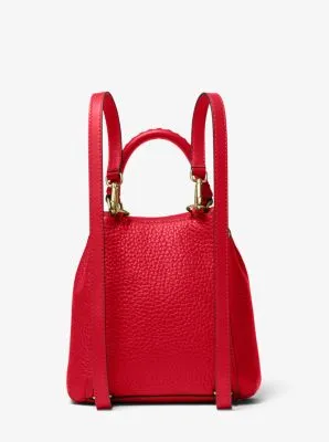 Viv Extra-Small Pebbled Leather Backpack