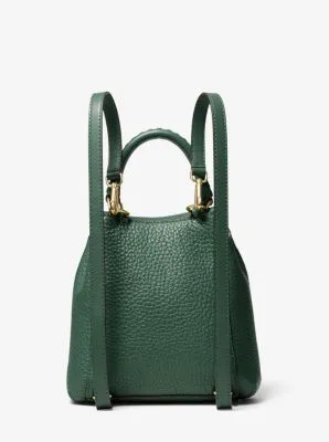 Viv Extra-Small Pebbled Leather Backpack