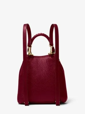 Viv Extra-Small Pebbled Leather Backpack