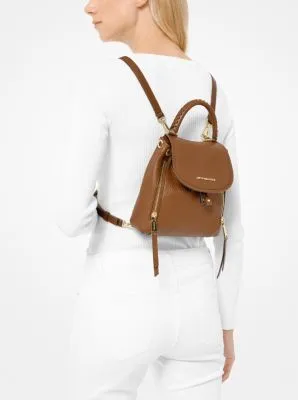 Viv Extra-Small Pebbled Leather Backpack