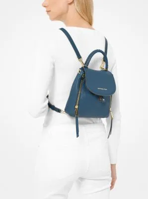 Viv Extra-Small Pebbled Leather Backpack