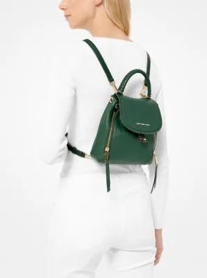 Viv Extra-Small Pebbled Leather Backpack