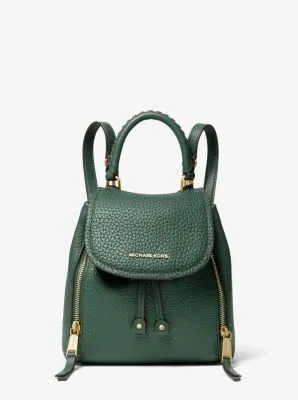 Viv Extra-Small Pebbled Leather Backpack