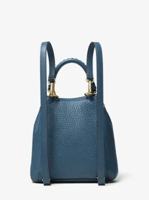 Viv Extra-Small Pebbled Leather Backpack