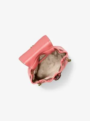 Viv Extra-Small Pebbled Leather Backpack