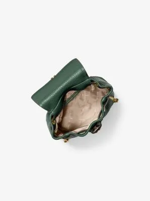 Viv Extra-Small Pebbled Leather Backpack