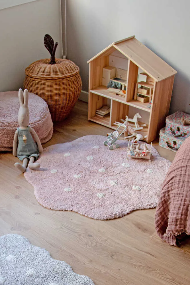 WASHABLE RUG MINI LITTLE BISCUIT NUDE