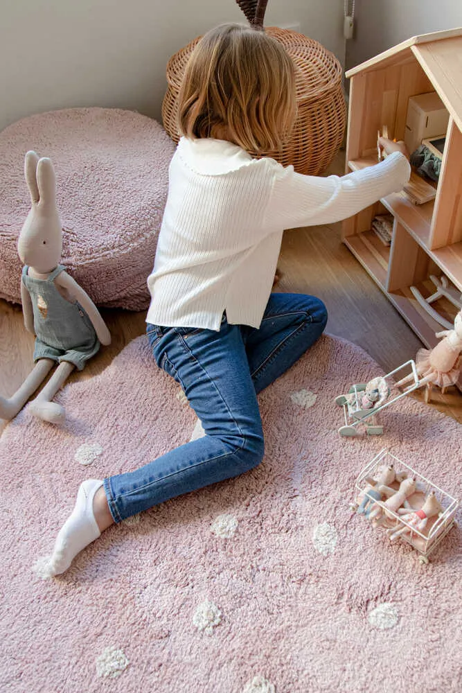 WASHABLE RUG MINI LITTLE BISCUIT NUDE