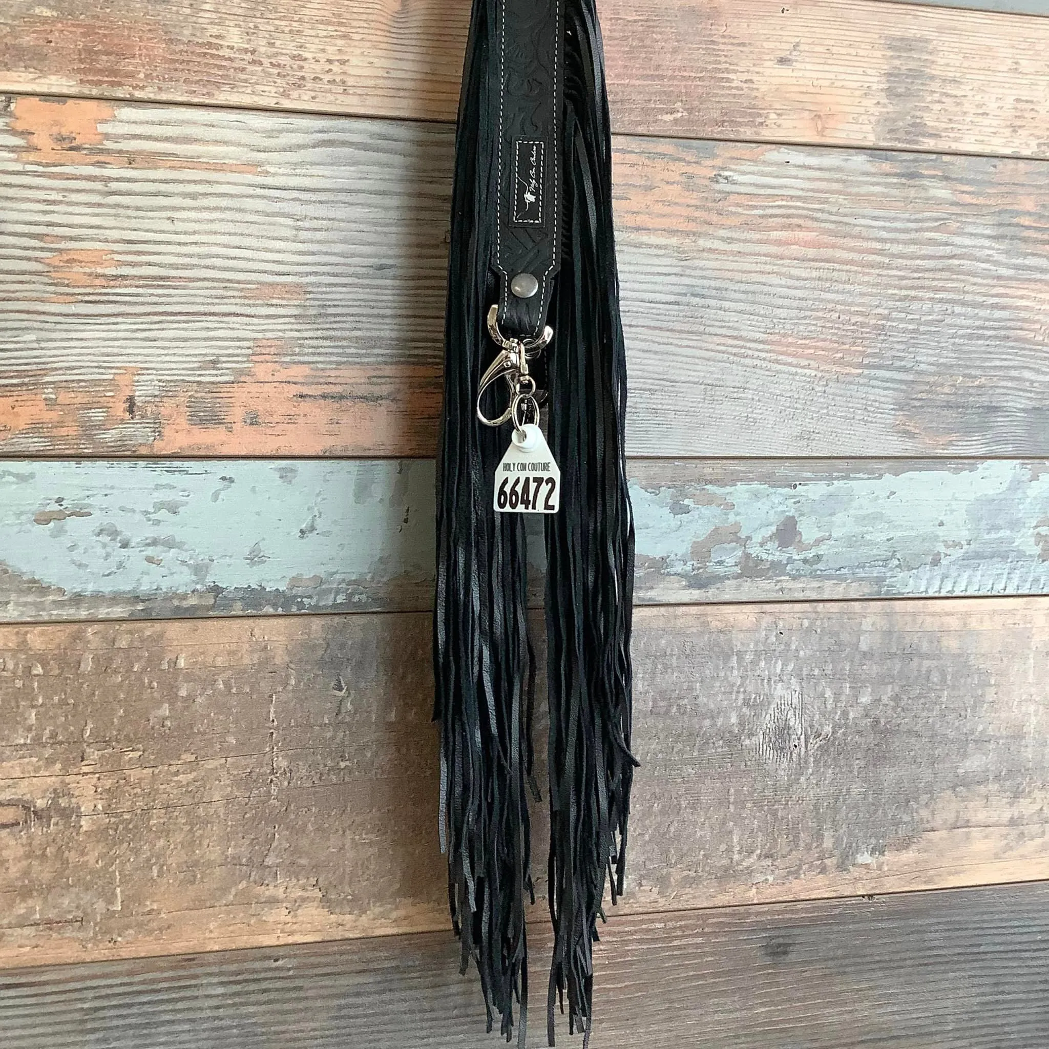 Western Mini Leather Fringe Strap 36" #66472