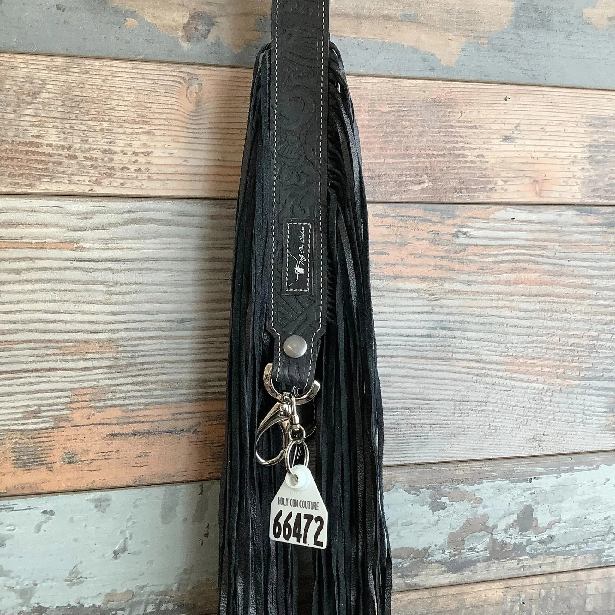 Western Mini Leather Fringe Strap 36" #66472