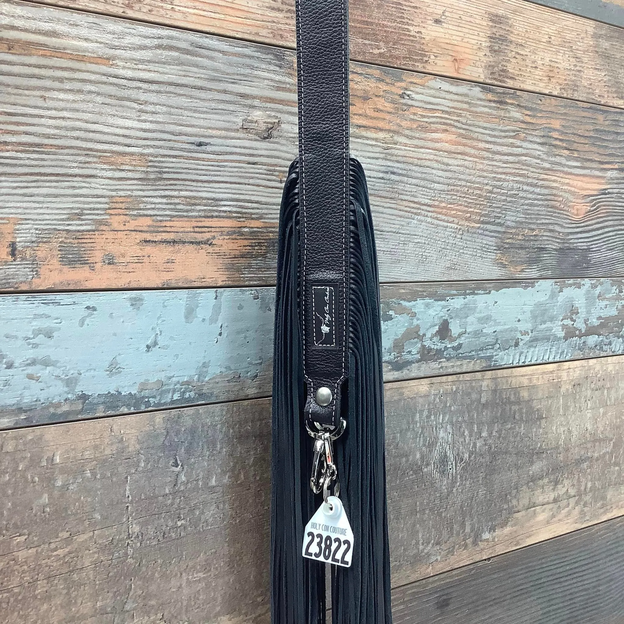 Western Mini Leather Fringe Strap 48" #23822