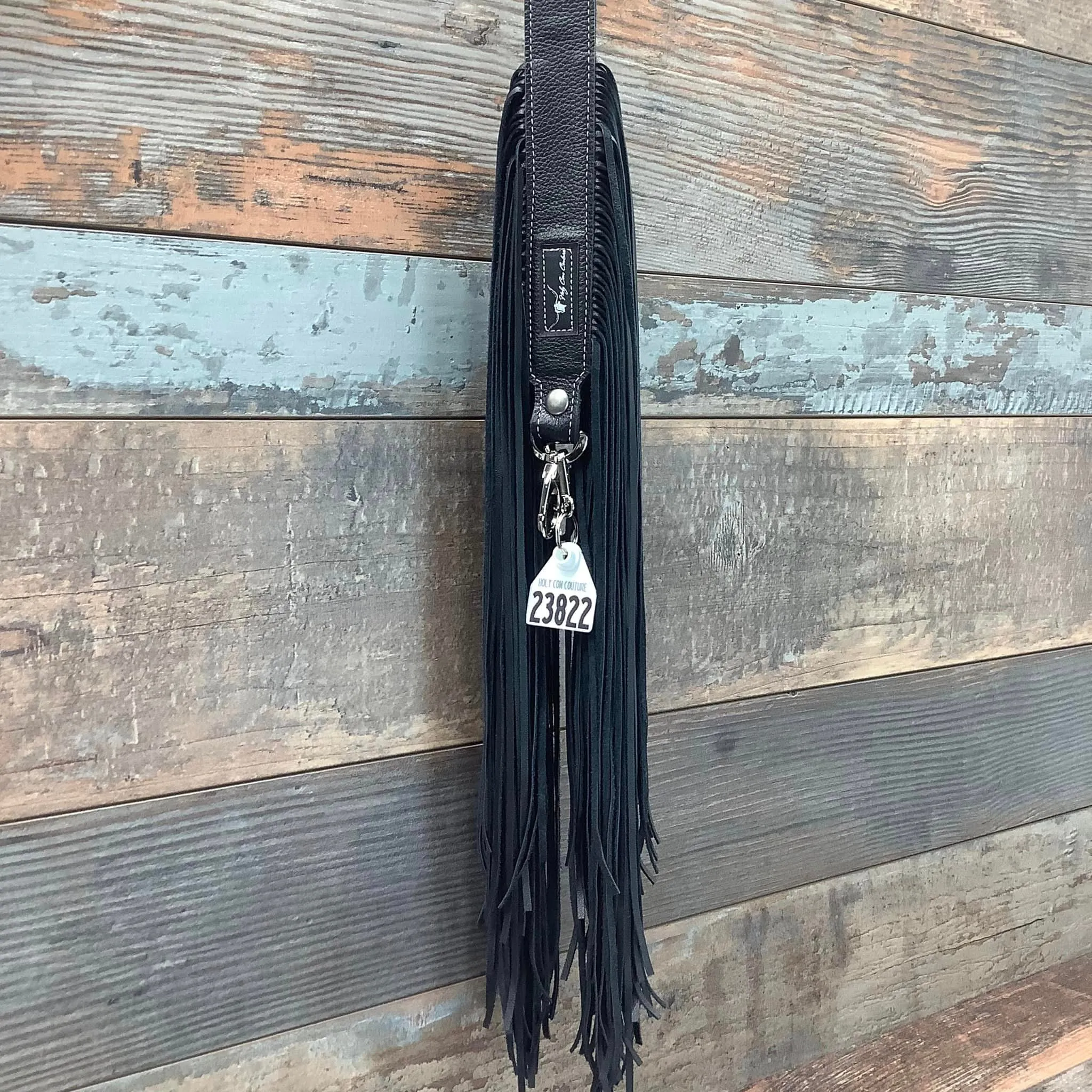 Western Mini Leather Fringe Strap 48" #23822