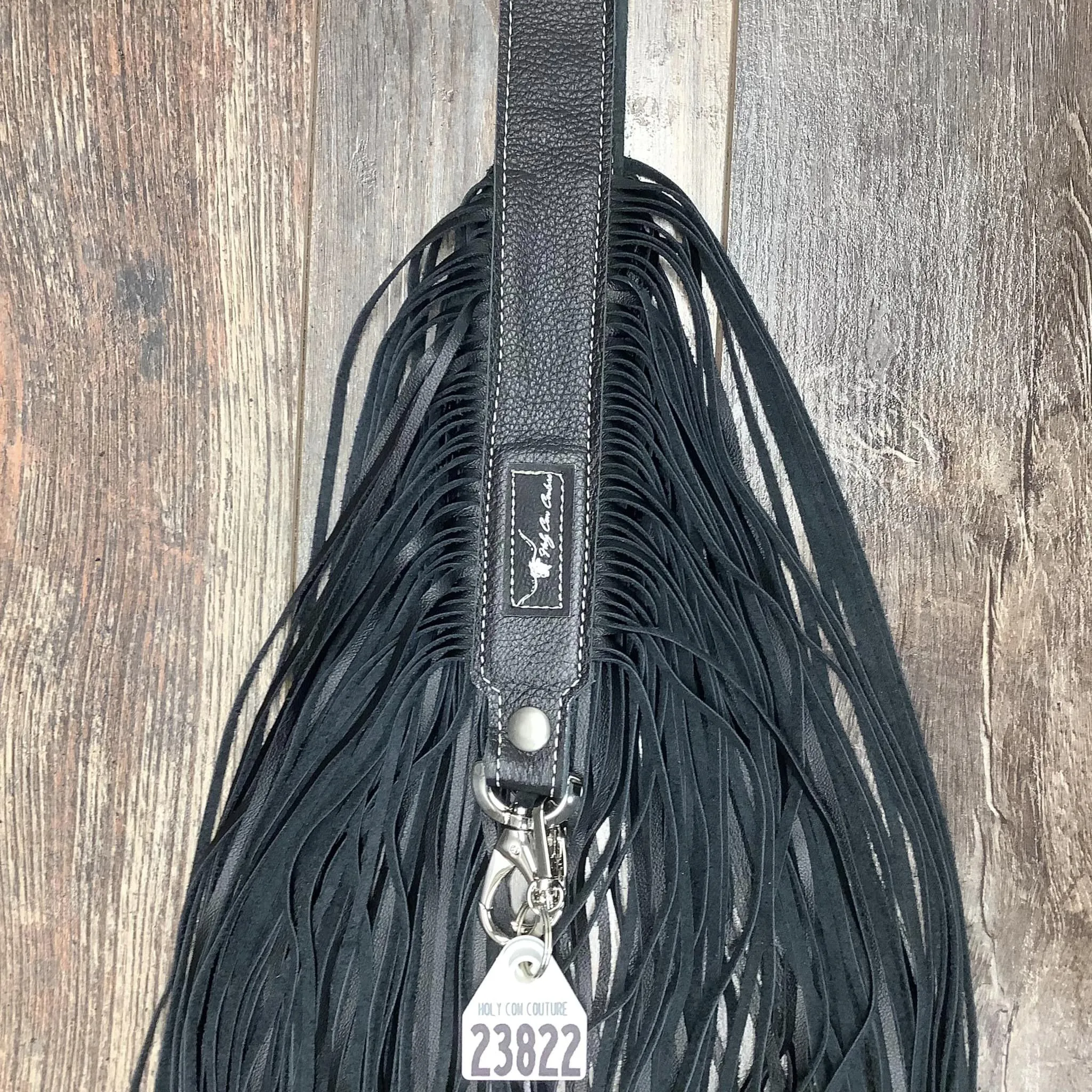 Western Mini Leather Fringe Strap 48" #23822