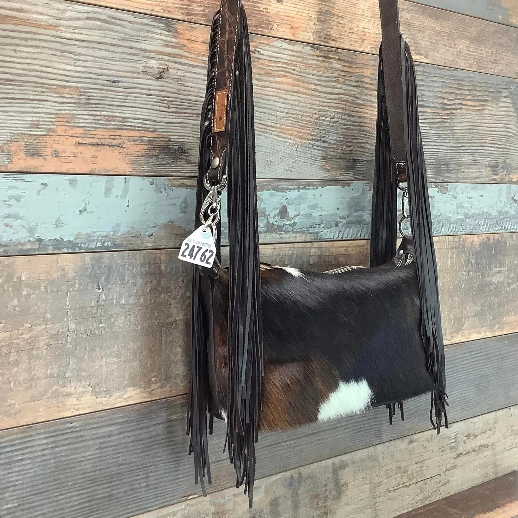 Western Mini Leather Fringe Strap 48" #24762