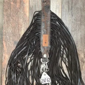 Western Mini Leather Fringe Strap 48" #24762